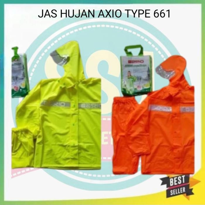 Jas Hujan Axio Karet - Jas Hujan Setelan Axio 661 Original
