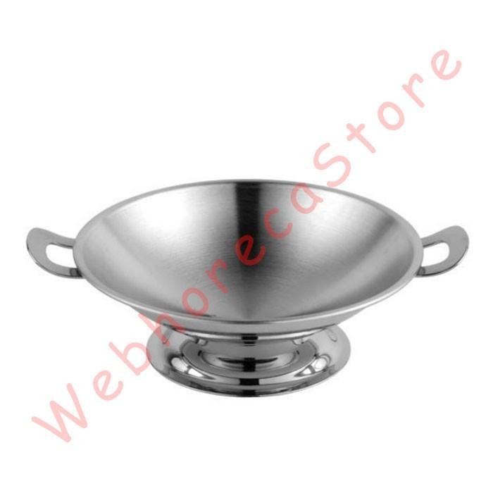 Bima Mini Serving Wok 16cm/ Kuali Saji Makanan Stainless