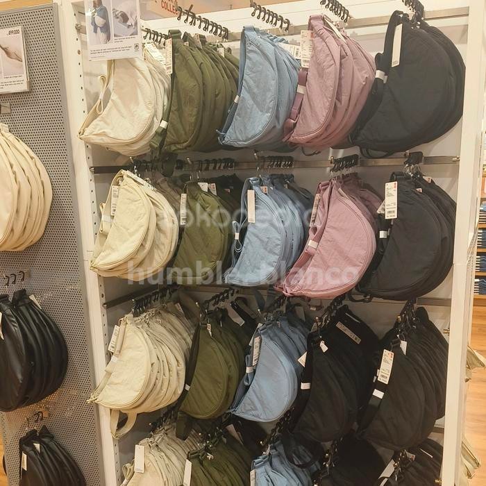 Spesial Uniqlo Bag Tas Selempang Bahu Nylon Unisex Original Terlariss 