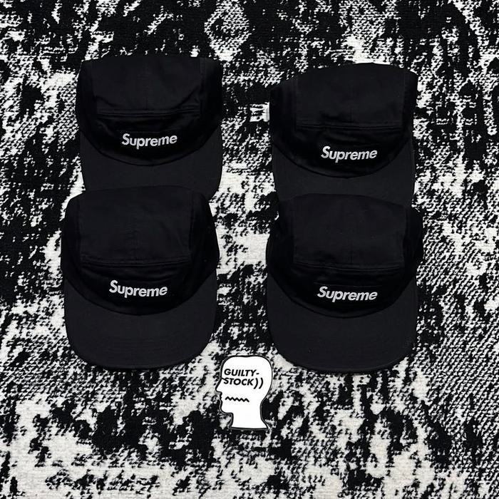 BRG BARU SUPREME CAMP CAP CHINO TWIL BLACK