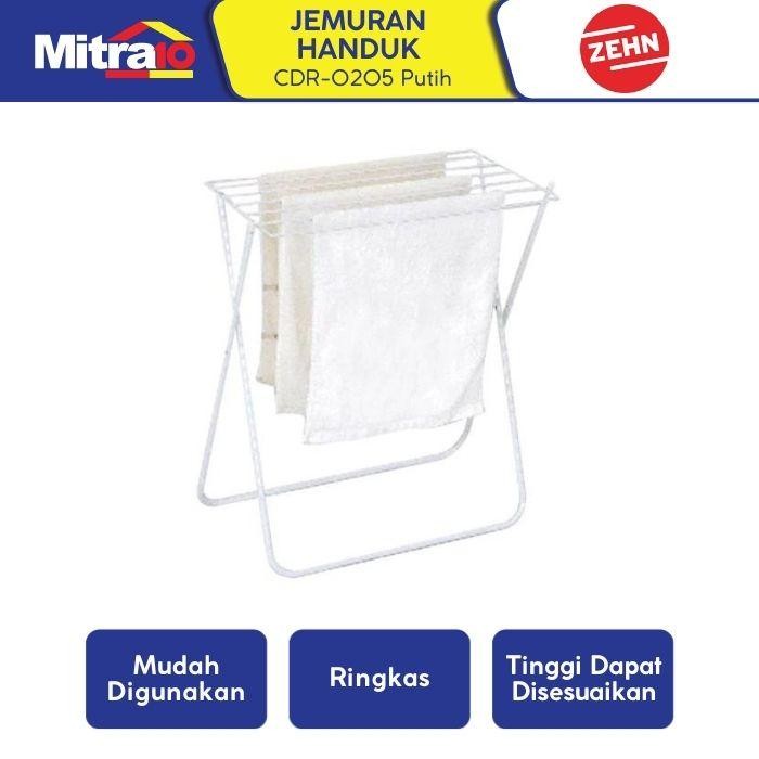 Zehn Rak Jemuran Handuk CDR-0205 Putih