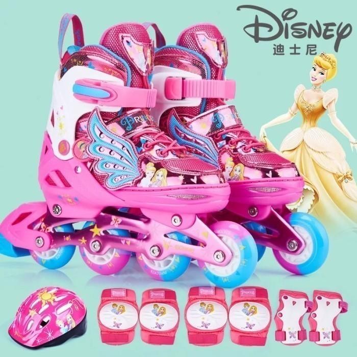 Sepatu Roda Anak Komplit Helm + Deker Safety