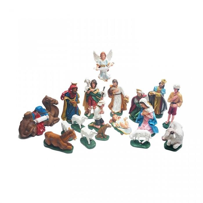 Patung Set Natal 25cm - Miniatur Patung - Patung Mini