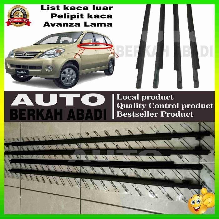 Ready list kaca pelipit mobil avanza lama xenia vvti(karet kaca mobil avanza