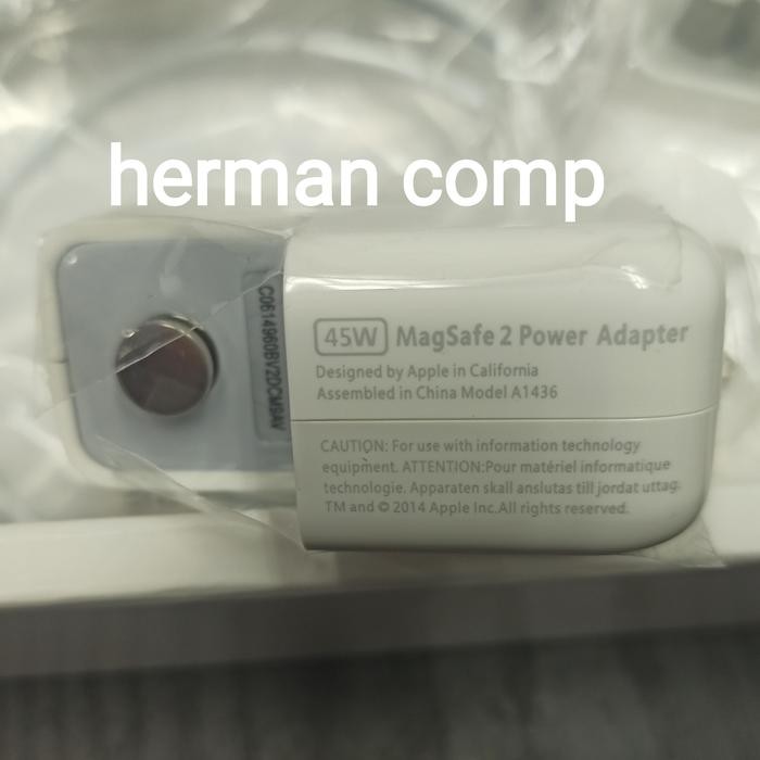 Original Charger Macbook Air 2012 2013 2014 2015 2016 2017 45W Magnet