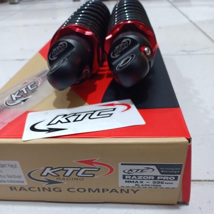 Gercep Shock Ktc Razor Pro Klik 335Mm Nmax 155 Old Black Red/ Hitam Merah Terlariss 