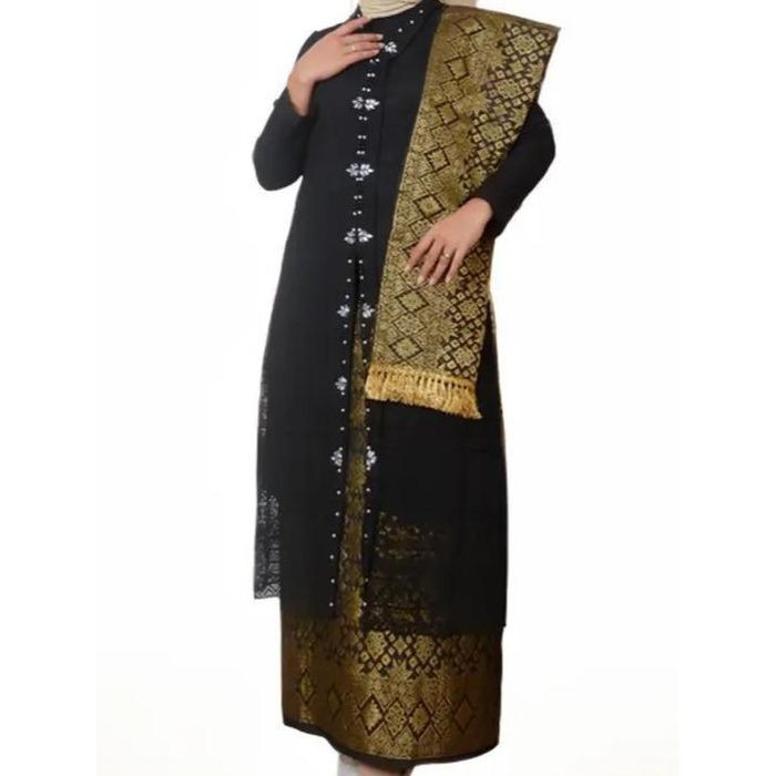 Perlengkapan Kebaya Rok Lilit Songket Dan Selendang / Rok Span Songket Dan Selendang #Gratisongkir