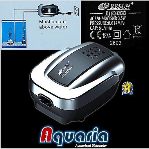 RESUN AIR3000 POMPA UDARA AERATOR AQUARIUM PUMP AIR-3000