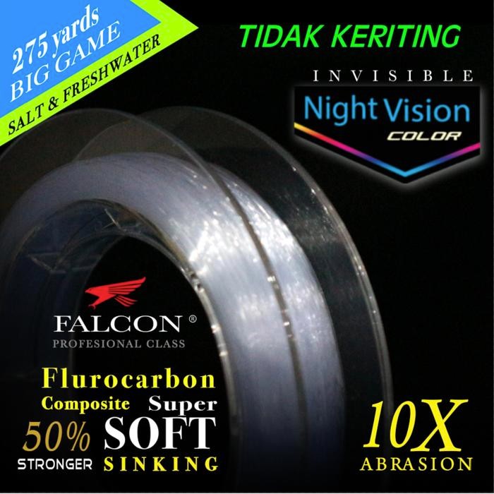 Senar Pancing Falcon Uni 275 yards White NV