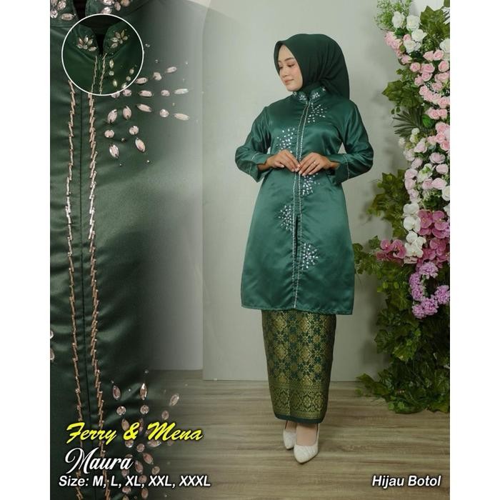 SIAPKIRIM Kebaya tunik jumbo melayu Baju kondangan pernikahan pesta wisuda Kebaya modern melayu Baju