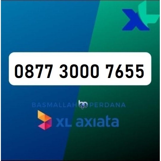 Nomor Cantik XB77 3000 7655 Perdana XL 4G 5G YOP925