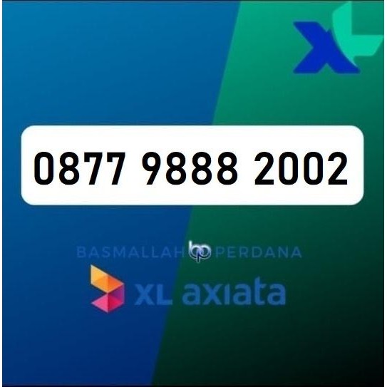 Nomor Cantik XB77 9888 2002 Perdana XL 4G 5G YOP925
