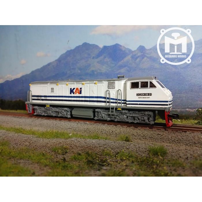 Miniatur Lokomotif CC 204 Generasi 2 / Batch 2 KAI HO Scale / Skala HO 1/76