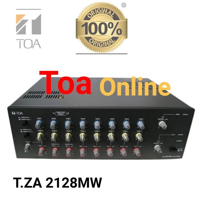 TOA ZA 2128 MW AMPLIFIER MIXER ORIGINAL 100% ASLI ZA 2128 MW