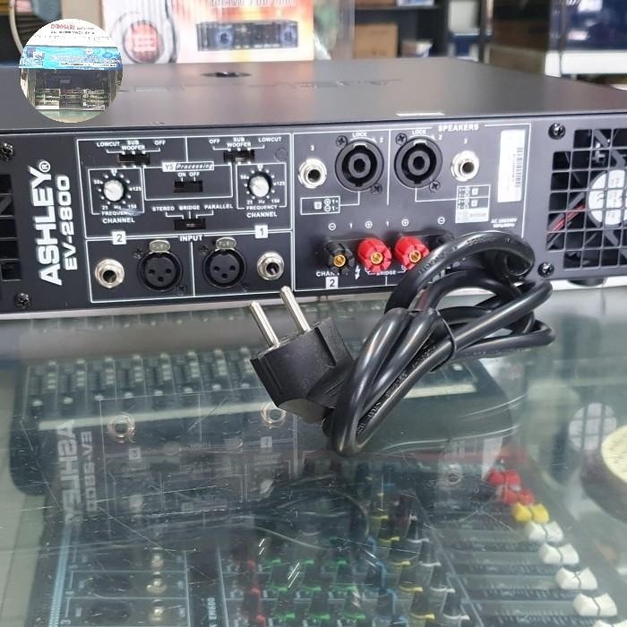 power ashley ev 2800 power amplifier ashley EV2800 ev2800 original