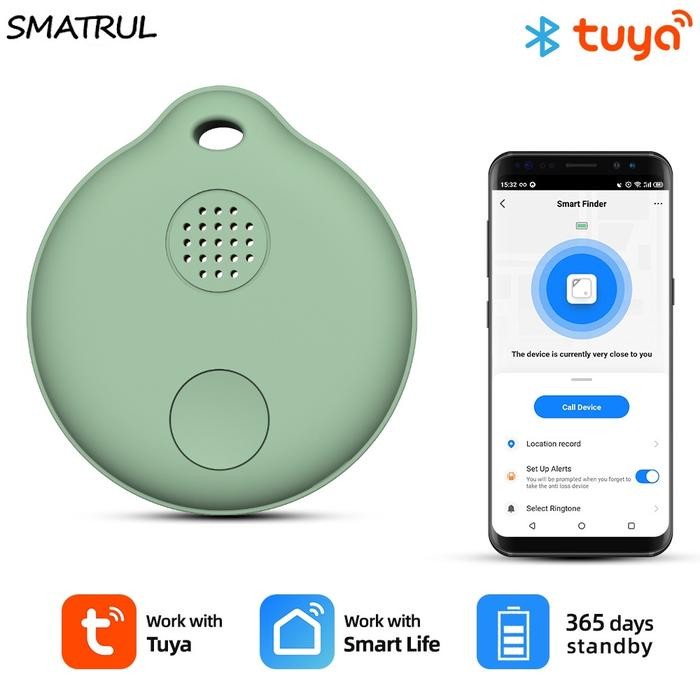SALE MORE Green Smart Finder Tracker Bluetooth Key Tag Finder Tuya Bluetooth Key Finder Wireless