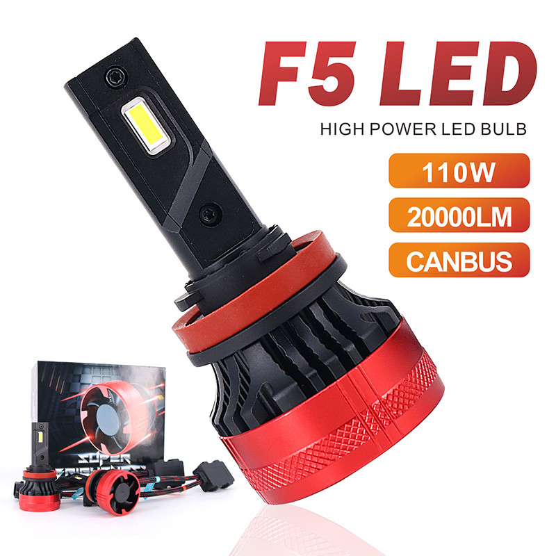 H11 F5 LED Headlight Bulb 110W H8 H9 H11 Car Auto LED Head Fog Light