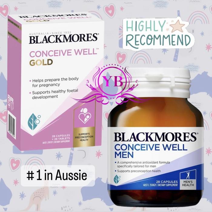Bundle Blackmores Conceive Well Gold Men