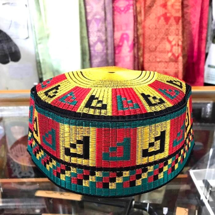 ASLI Peci meukutop khas Aceh / peci etnik Aceh READY STOCK