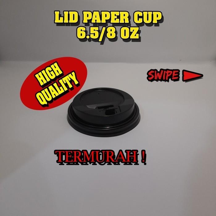 Stok Baru Tutup Paper Cup 8 oz Penutup Paper Cup 8oz