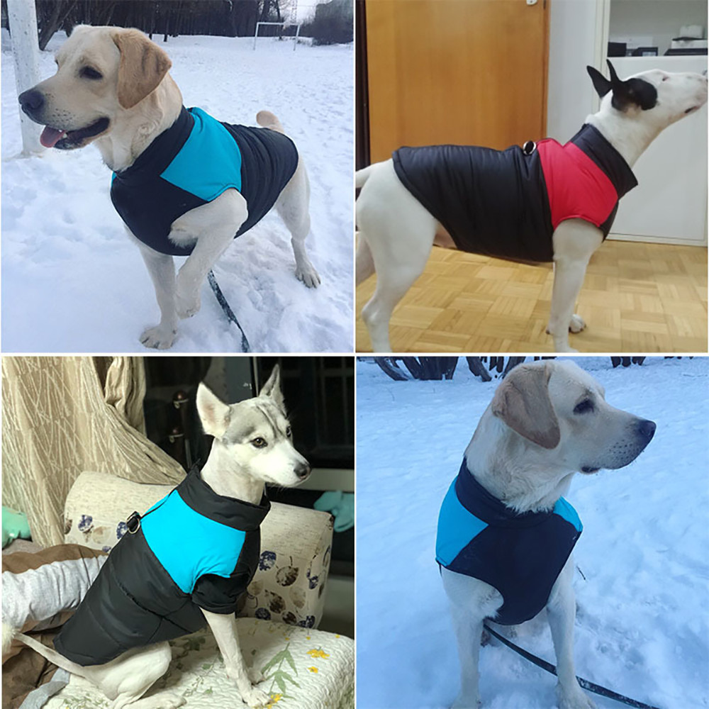 Winter Warm Waterproof Dog Jacket for Small Medium Large Dogs Clothes Chihuahua Vest Labrador French