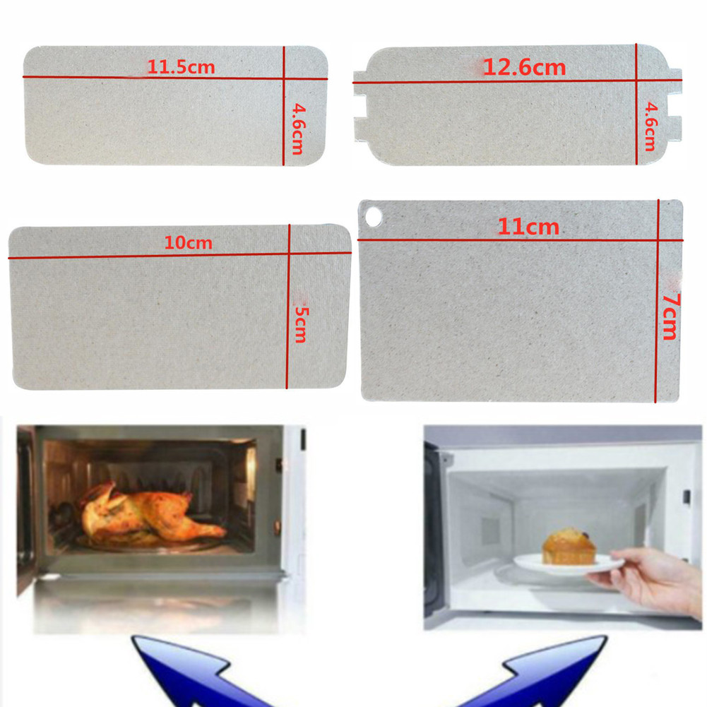 5Pcs Universal Microwave Oven Mica Plate Mica Sheet For Microwave Oven Toaster Hair Dryer Warmer Hom