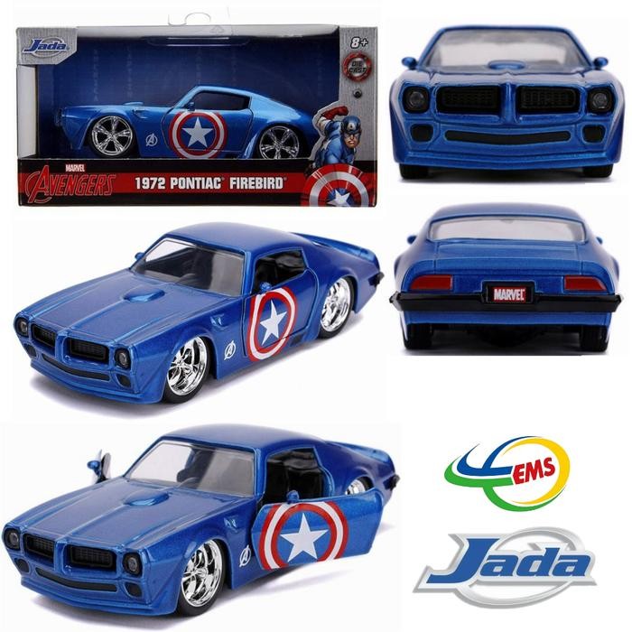 SALE 31845 - JADA 1/32 1972 Pontiac Firebird Captain America