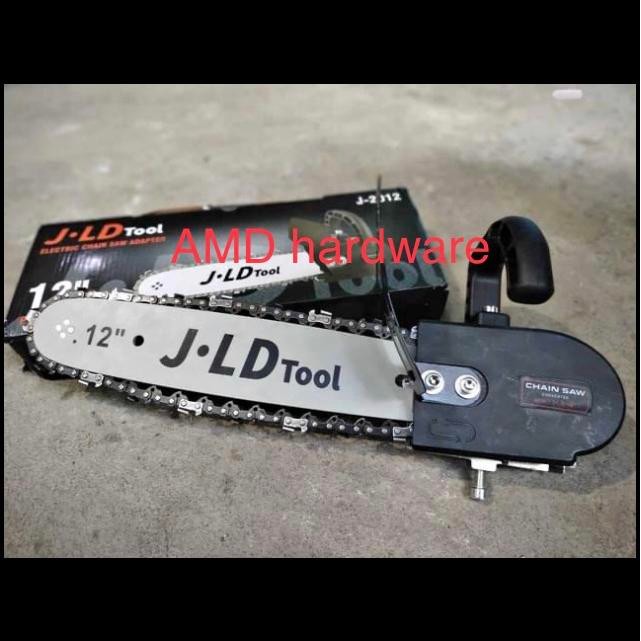 Milwaukee Power Tools - Electric Mini Chain Saw Adapter Gerinda Gergaji Kayu 12" Jld Chainsaw