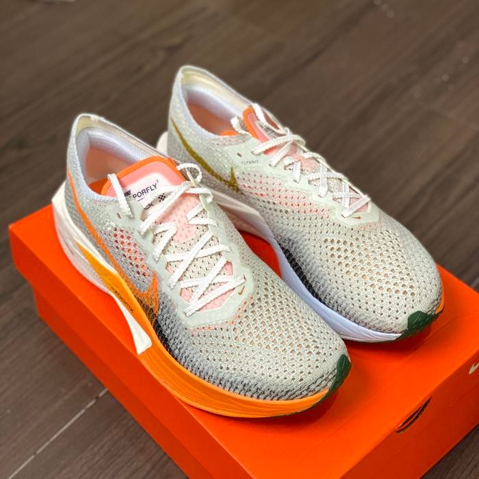 Nike Zoom X Next% Vaporfly 3 Sea Glass Bright Mandarin Original Terbaru