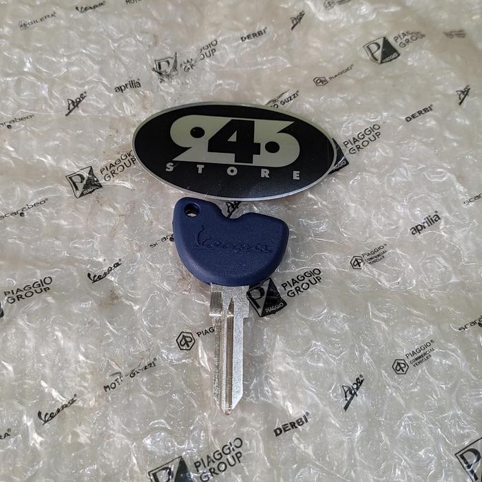 Laris Blank Key Kunci Duplikat / Kunci Biru Vespa Sprint / Primavera / Lx / S / Gts Original