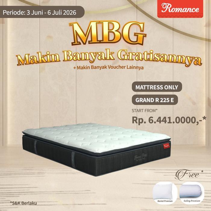 Romance - Kasur Grand R225 E MATRES ONLY (Romance Grosir) - 100 X 200