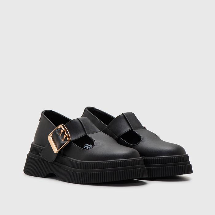 Adorableprojects - Jeanne Oxford Black - Mary Jane Oxford Shoe Wanita - 37