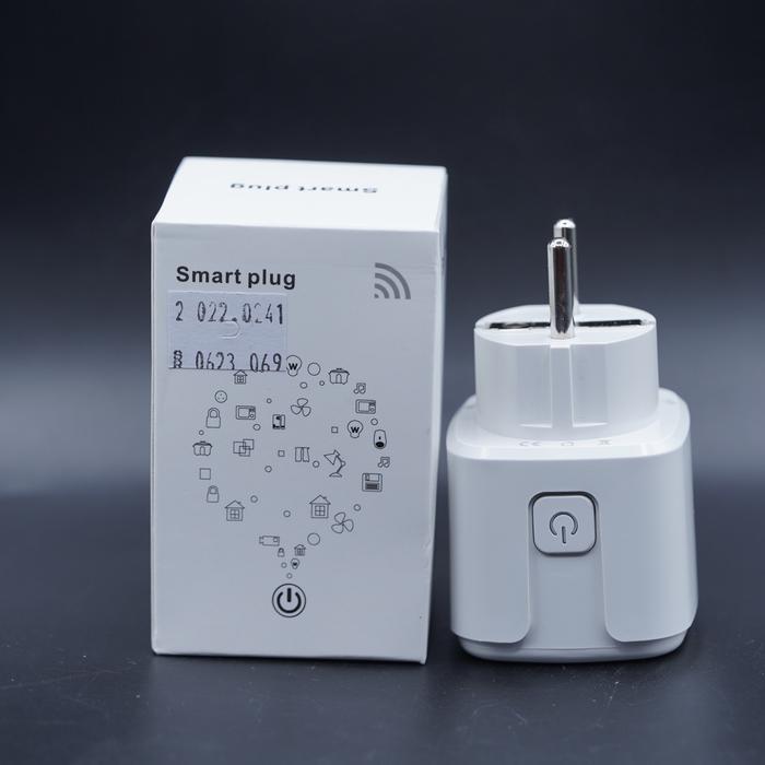 SMATRUL STOP KONTAK TIMER 20A TUYA WIFI SMART SOCKET PLUG WIRELESS REMOTE VOICE CONTROL WITH POWER