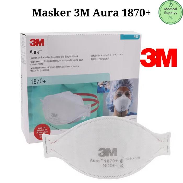 MASKER 3M AURA 1870+ MASKER N95 SURGICAL MASK