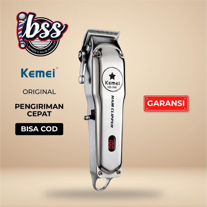 Kemei Clipper Km 1996 - Alat Cukur Professional / Alat Cukur Rambut / Kemei Original / Ibss /