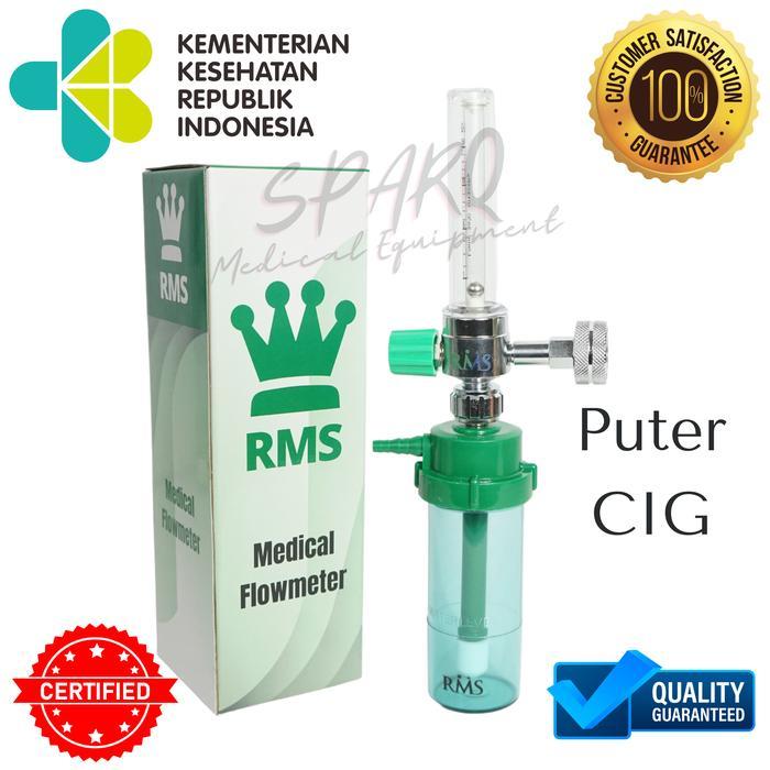 Flowmeter Putar Humidifier Oksigen / Oxygen / Regulator Dinding