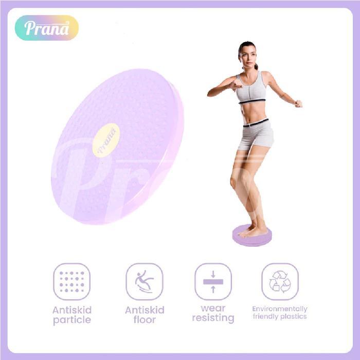 PRANA Magnetic Trimmer Jogging Body Plate Waist Twisting Alat Bakar Lemak-Alat Olahraga Putar Magnet