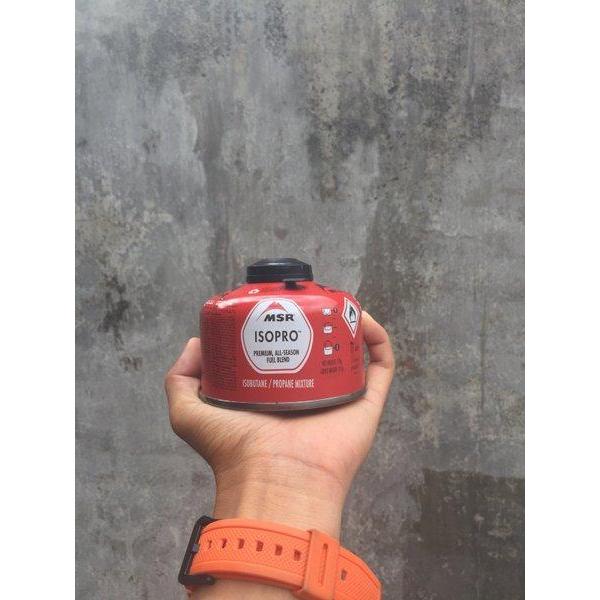 Promo Tabung Gas Ulir Camping Canister Fuel Msr 100 Gram Not Optimus Primus Terlaris