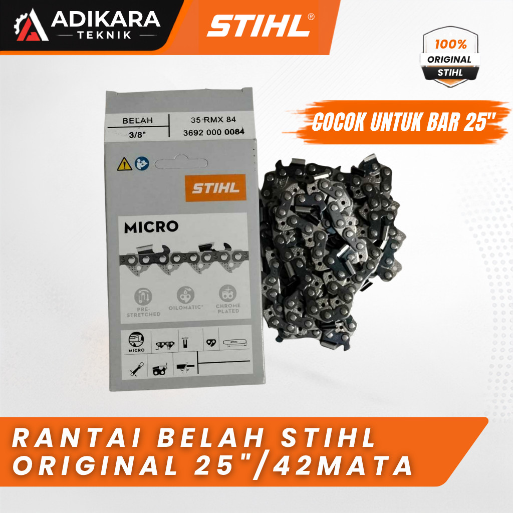 Bar STIHL Original 22 Inch Cocok Chainsaw Senso 22 Inch Bisa COD