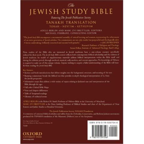 TERMURAH The Jewish Study Bible - Jewish Publication Society Edisi Tanakh Translation dengan