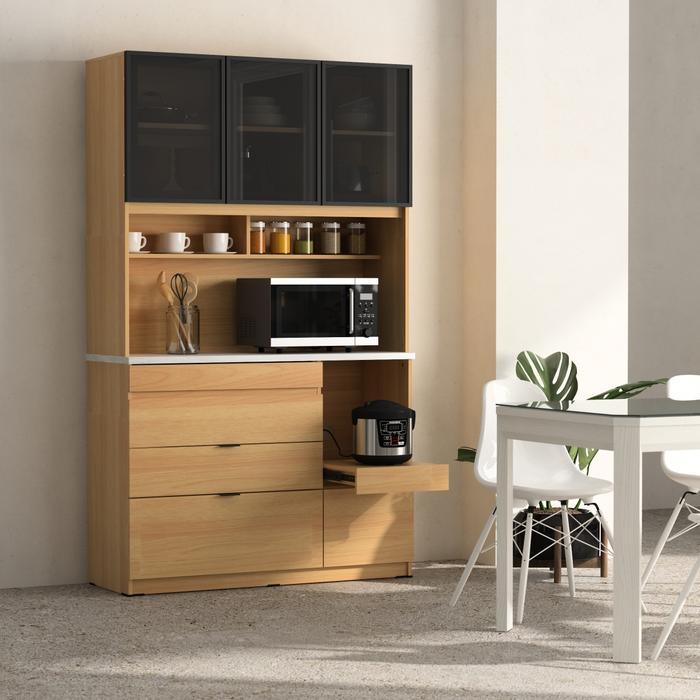 Pro Design Nikari KC120 Rak Dapur / Lemari Dapur - Euro Oak