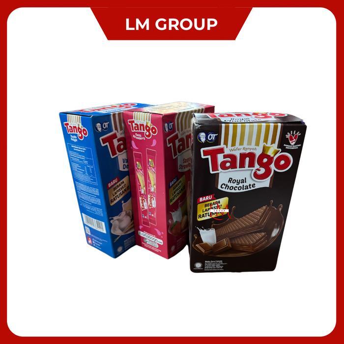 NEW Tango Wafer Rasa Vanilla/Coklat/Strawberry 1 Box isi 20 pcs @7gr