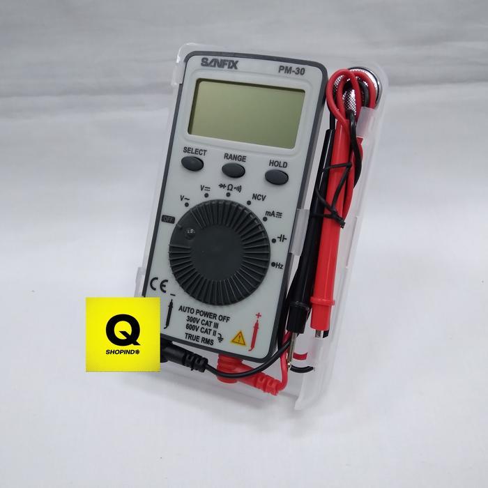 Sanfix PM-30 / PM 30 / PM30 Pocket Digital Multimeter / Multimeter saku / Avometer