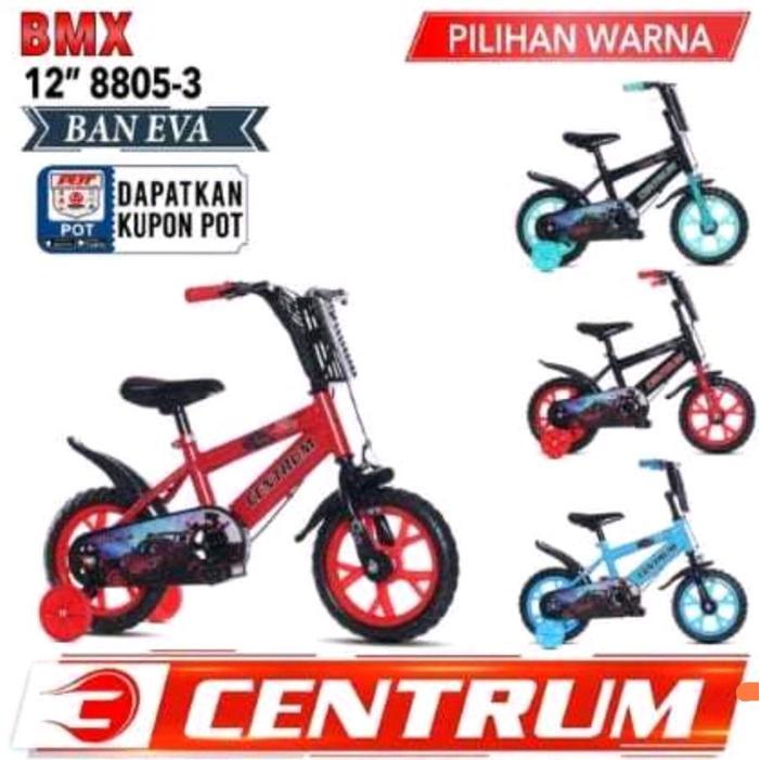 Sepeda anak laki bmx 12 inch Centrum Trendy