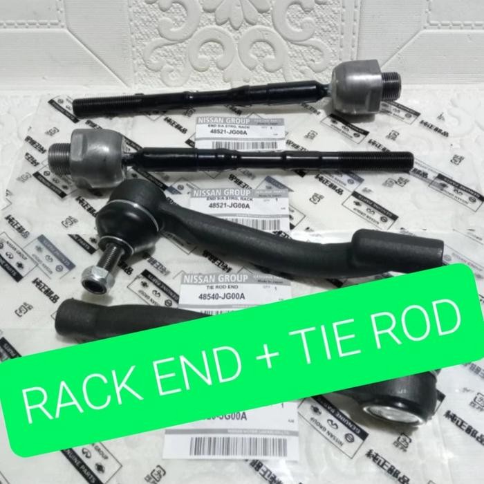 Rack End + Tie Rod 1Paket Nissan Xtrail T31 Original