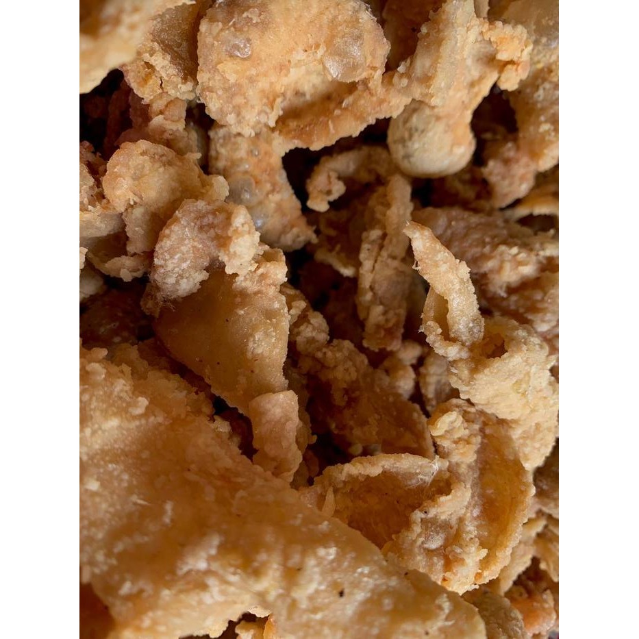 

KERIPIK KULIT CRISPY 500GR KRIUK CIKRUH ORIGINAL & PEDAS GURIH JAJANAN