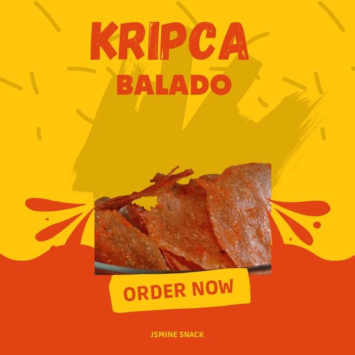 

JS KERIPIK KACA RASA BALADO 500G & 1KG RENYAH SNAC FOOD SINGKONG KRIPIK KRIPCA SNACK CEMILAN