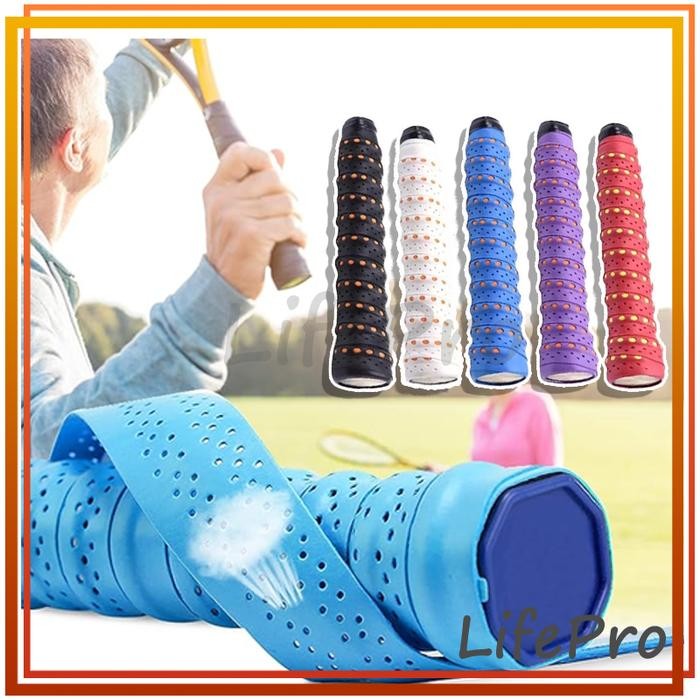 Fiery Sport /Tanle Grip Raket Tulang Anti Slip Badminton Bulu Bulutangkis