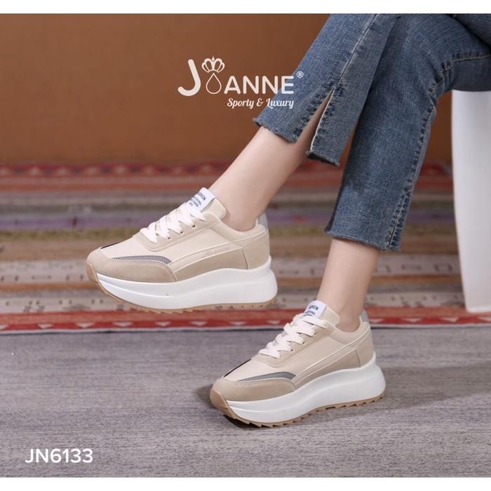 JOANNE Highsole Sporty Sneakers Shoes Sepatu Wanita Casual JN6133