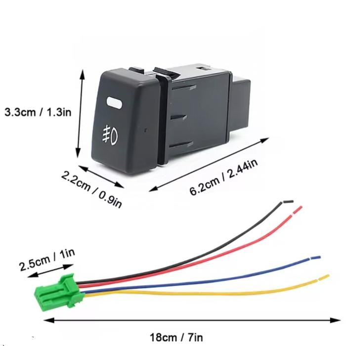 Jual Saklar Lampu Tambahan Drl Switch Fog Lamp Isuzu D Max Mux